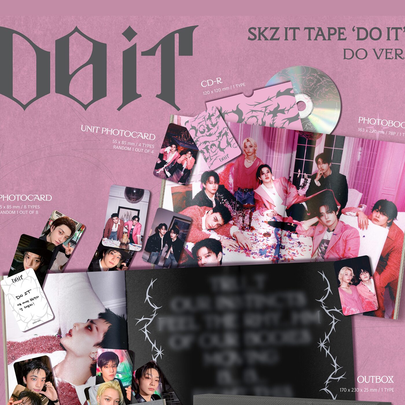 Stray Kids - SKZ IT TAPE [DO IT] (Do Ver.) + MusicKorea Photocard